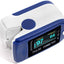 Fingertip Pulse Oximeter with Large OLED Display - Accurate Heart Rate and Blood Oxygen Saturation Monitor - ASA TECHMED