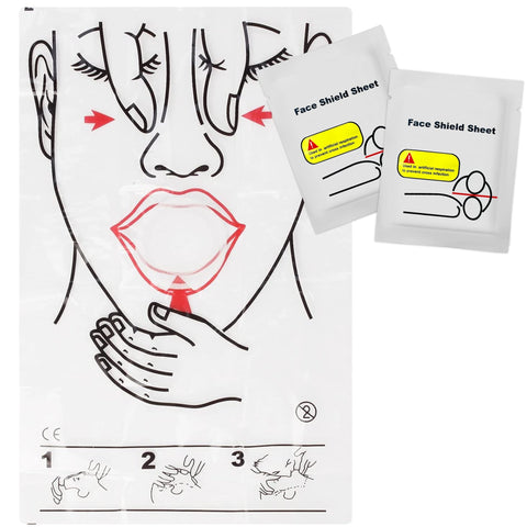 First Aid CPR Face Shield Fits Adults, Children and Infants - ASA TECHMED