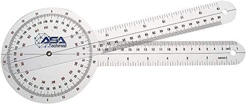 Goniometer Set 2 - 3 Pieces 12", 8", 6"/ 360 Degree - ASA TECHMED