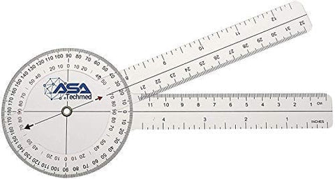 Goniometer Set 2 - 3 Pieces 12", 8", 6"/ 360 Degree - ASA TECHMED