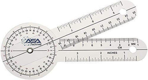 Goniometer Set 2 - 3 Pieces 12", 8", 6"/ 360 Degree - ASA TECHMED