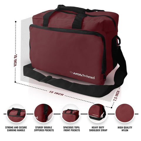 Heavy Duty Medical Nurse Bag - Essential for Medical Professionals - ASA TECHMED