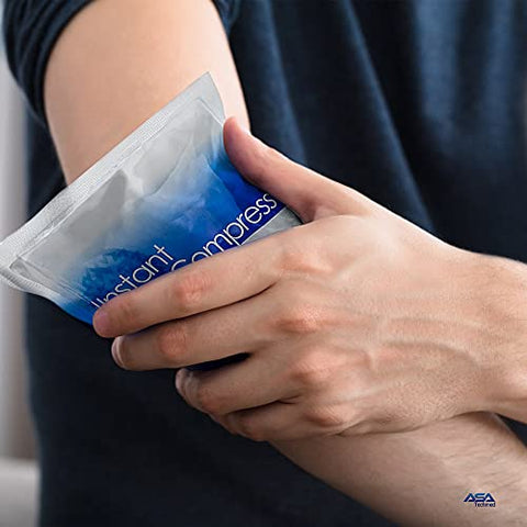 Instant Cold Pack, Disposable Cold Compress, Therapy for Injuries, Swelling, Inflammation - ASA TECHMED