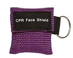 Keychain CPR Masks with One - Way Valve (50 - Pack) - Assorted Colors - ASA TECHMED