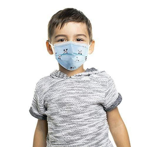 Kids Disposable Face Mouth Mask 3 - Ply with Ear Loop 50 - Pack Children's Mask - ASA TECHMED