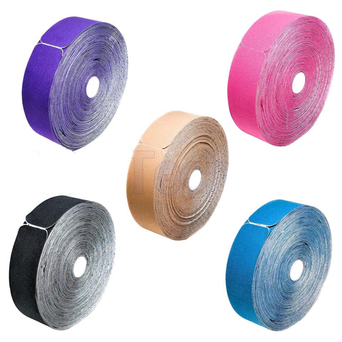 Kinesiology Tape Jumbo Rolls with 150 Pre - Cut 10" Strips - Assorted Colors - ASA TECHMED