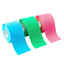 Kinesiology Tape Roll 3 - Pack in Blue, Pink & Green - ASA TECHMED
