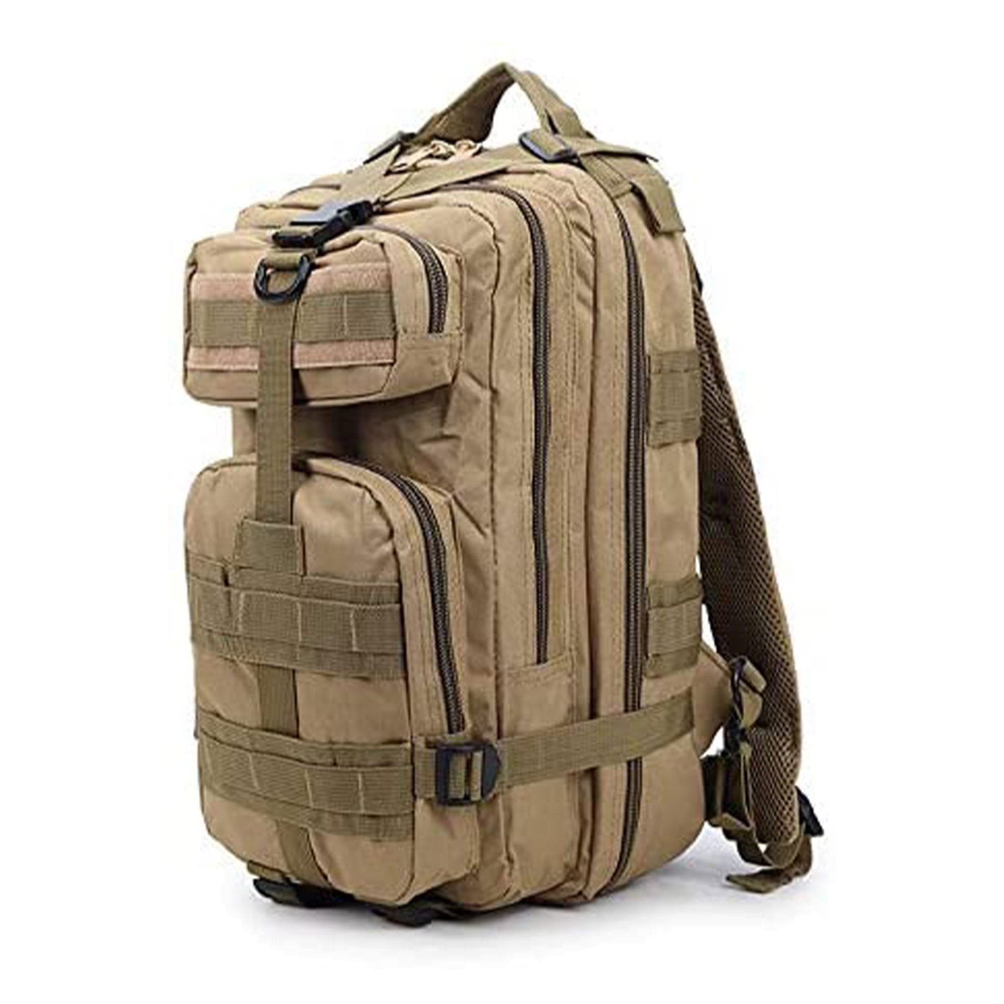 ASA Techmed Large Military Tactical Backpack Rucksack Waterproof Outdoor Hiking Travel Molle Bag Brown