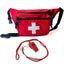 Lifeguard Fanny Pack With Whistle Lanyard - Baywatch Style Hip Pack, Adjustable Strap - ASA TECHMED