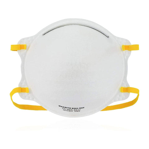 Makrite 9500 - N95 NIOSH CDC Surgical Medical N95 Face Mask Respirator, Pack of 20 - ASA TECHMED