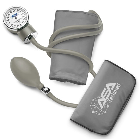 Manual Blood Pressure Monitor - Aneroid Sphygmomanometer Blood Pressure Cuff arm for Nurses Universal - ASA TECHMED