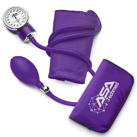 Manual Blood Pressure Monitor - Aneroid Sphygmomanometer Blood Pressure Cuff arm for Nurses Universal - ASA TECHMED