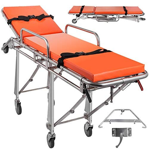 Medical Hospital Gurney / Stretcher for Ambulance/ Hospital with Automatic Loading/ Folding for Patient Transfer - ASA TECHMED