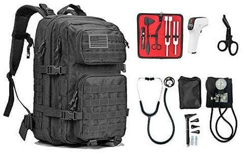Military Style Medical Starter Kit Stethoscope Blood Pressure Monitor and More - ASA TECHMED