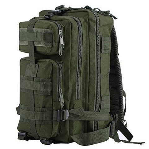 Military Tactical Assault Pack Backpack, OUTAD Rucksacks Trekking Bag for Ourdoor Hiking Camping Trekking Hunting（Green） - ASA TECHMED