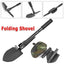 New Multi - Tool Folding Shovel with Pouch, Camping Field Gear Survival Tool. Great for Emergency Situations to Keep in Car, Truck. Garden Shovel - ASA TECHMED