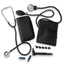 Nurse Essentials Starter Kit with Handheld Travel Case | 3 Part Kit Includes Adult Aneroid Sphygmomanometer Blood Pressure Monitor, Stethoscope, Mini Diagnostic Otoscope - ASA TECHMED