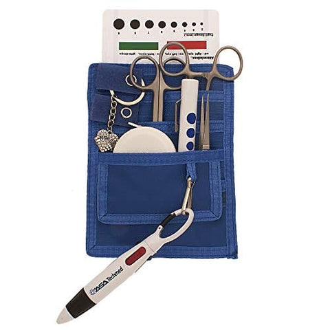 Nurse Organizer Pouch with Stainless Steel & White Instruments - Assorted Colors - ASA TECHMED