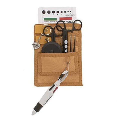 Nurse Organizer Pouch with Tactical Black Instruments - Assorted Colors - ASA TECHMED