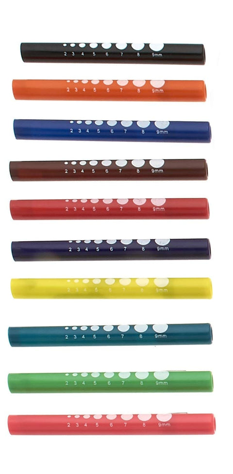 Nurse Pen Lights - Colorful Pupil Gauge Pen Lights for Nurses in Assorted Colors - ASA TECHMED