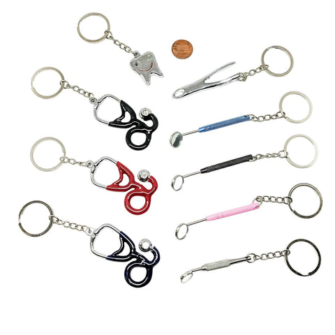 Nurse Stethoscope/ Keyring Charms - Stethoscopes, Dental Mirrors and More - ASA TECHMED