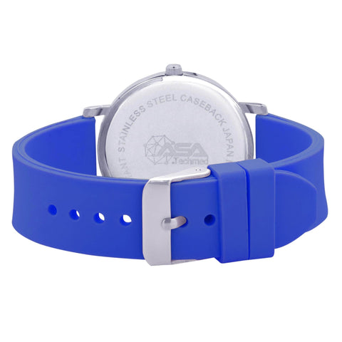 Nurse Watch with 30 Pulsometer, Silicone Band, Second Hand, and Military Time - Assorted Colors - ASA TECHMED