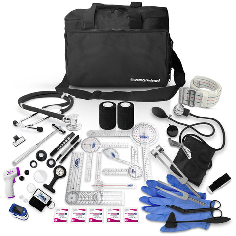 Physical Therapy Home Health Aide Kit with Home Multi Compartment Bag - ASA TECHMED
