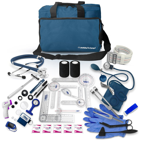 Physical Therapy Home Health Aide Kit with Home Multi Compartment Bag - ASA TECHMED