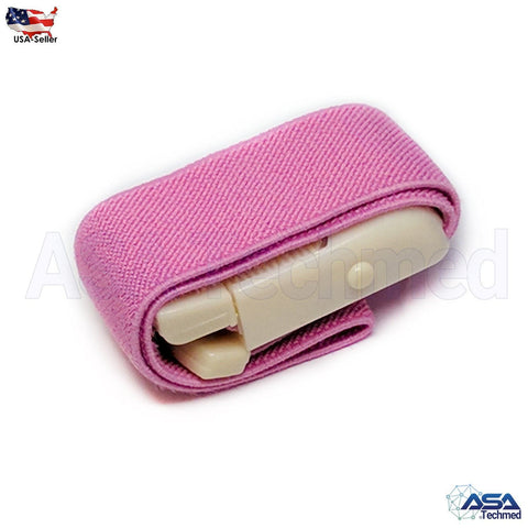 Pink SOS Tourniquets Quick Release Occlusion Tourniquet Bands - one - handed use - ASA TECHMED