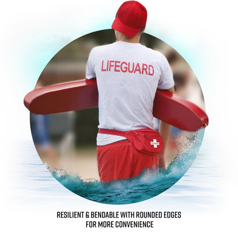 Premium Lifeguard Rescue Tube with Matching Red Whistle - ASA TECHMED