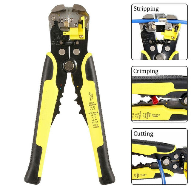 Professional Automatic Wire Striper Cutter Stripper Crimper Pliers Ter 