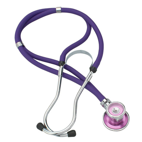 Professional Dual Head Sprague Stethoscope Stainless Steel (Purple) - ASA TECHMED