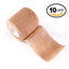 Self Adhesive Bandage Gauze Rolls Elastic Adherent Tape First Aid Kit Wrap 10pcs - ASA TECHMED