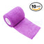 Self Adhesive Bandage Gauze Rolls Elastic Adherent Tape First Aid Kit Wrap 10pcs - ASA TECHMED