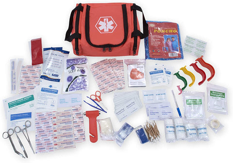 Small First Responder/ EMT/ EMS Trauma Bag with Stocked First Aid Kit - Assorted Colors - ASA TECHMED