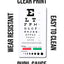 Snellen Plastic Eye Chart with LED Pupil Gauge Pen Light, Taylor Hammer, Tape Measure and 4 - Color Pen - ASA TECHMED