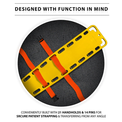 Spine Board Stretcher Backboard for Patient - EMT Backboard Immobilization - ASA TECHMED