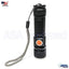 USB Rechargeable Flashlight, Zoomable 8000Lm XML T6 LED (Black) - ASA TECHMED