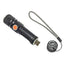 USB Rechargeable Flashlight, Zoomable 8000Lm XML T6 LED (Black) - ASA TECHMED