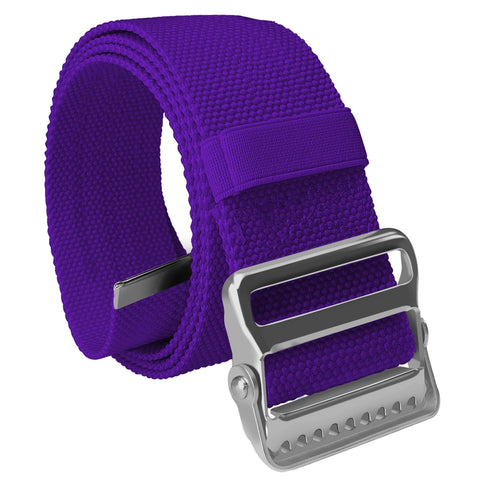 Walking Gait Belt with Metal Buckle and Belt Loop Holder, Patient Transfer Belt - Mobility Aid for Caregivers, Nurses, Home Health Aides, Physical Therapists - ASA TECHMED
